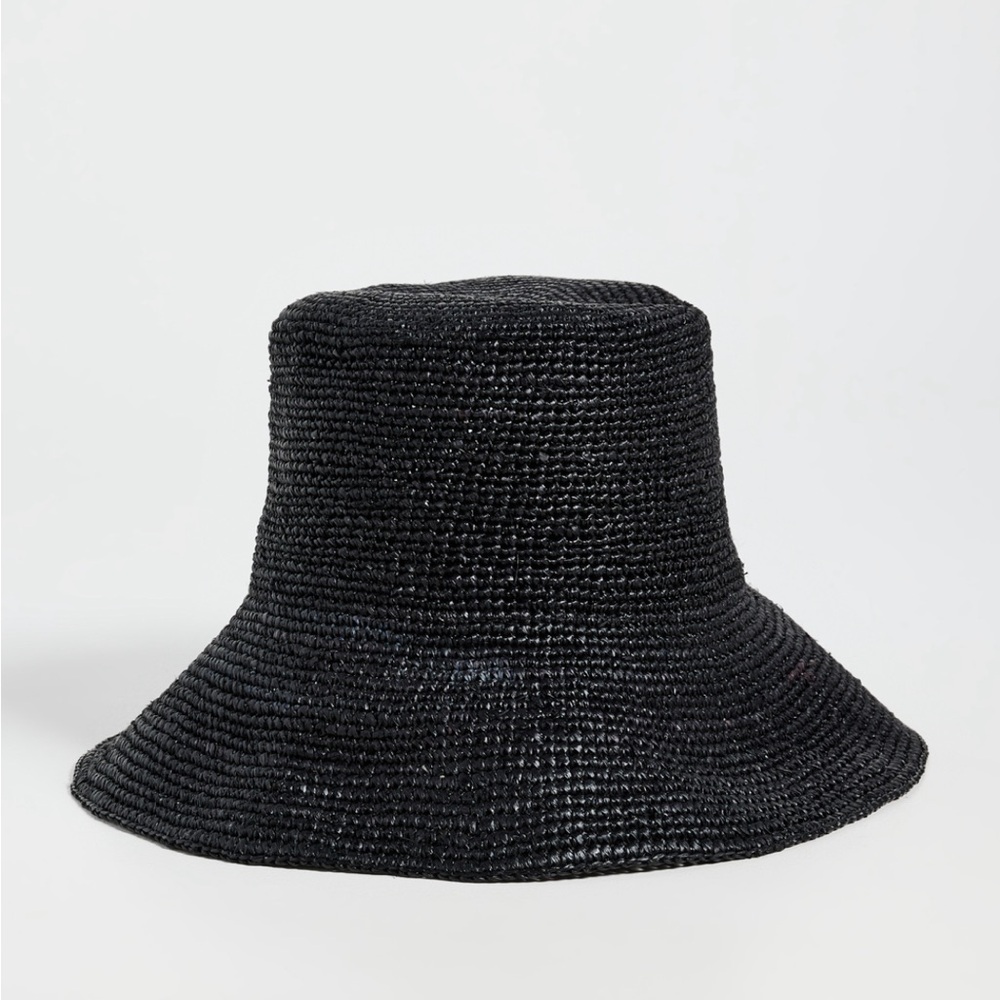 Elegant Black Straw Hat